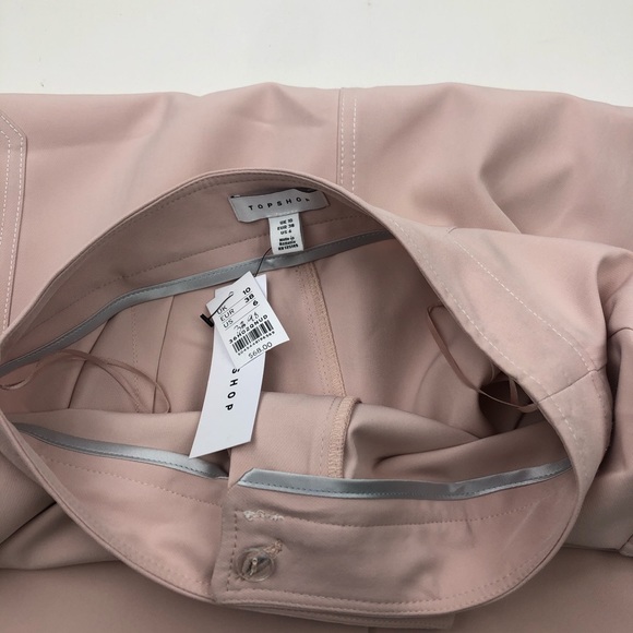 TOPSHOP Utility Midi Skirt with pockets & Sz 6 - Picture 3 of 9